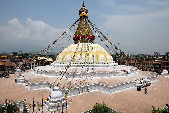 1 Day Kathmandu Valley Sightseeing Tour - Boudhanath Stupa: begin with Kathmandu’s great Buddhist center