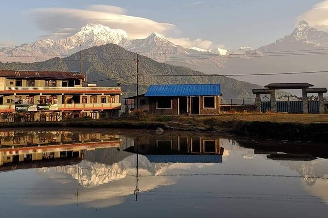 1-Day Private Dhampus Trekking Tour - The uphill walk through farms and villages