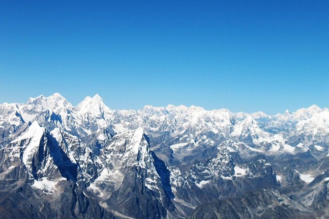 1 Hour Mount Everest flight from Kathmandu With Hotel Pick Up - The mountain route, from Langtang Lirung toward Everest