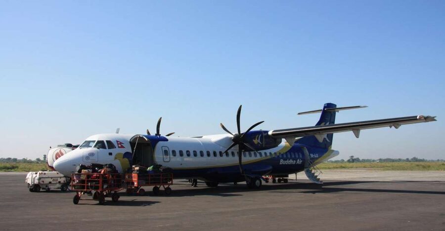 45-Minute Mount Everest Flight Tour from Kathmandu - The view toward Everest and the high peaks