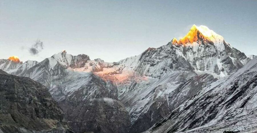 Annapurna Base Camp Heli Tour - Following the trekking route by helicopter