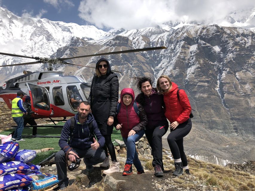 Annapurna Base Camp Helicopter Sightseeing Tour - Landing at Annapurna Base Camp