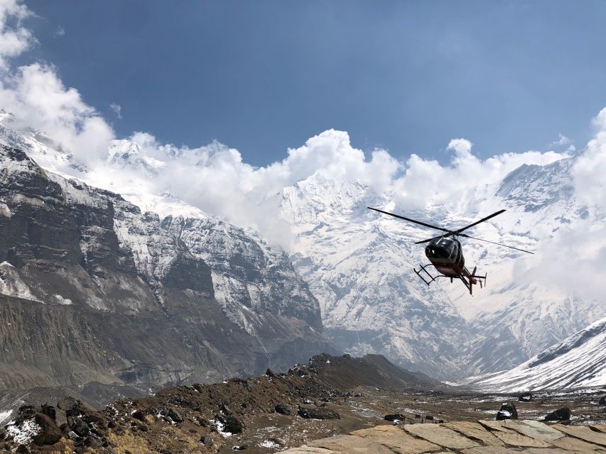Annapurna Base Camp Helicopter Sightseeing Tour - Flying north from Pokhara Valley