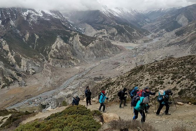 Annapurna Circuit Trek - Higher ground beyond Tenki