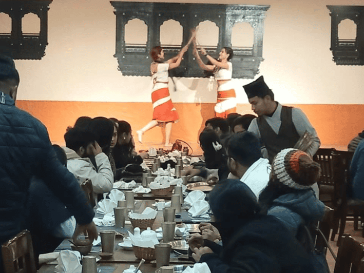 Authentic Nepali Evening: Traditional Food and Cultural Show - A traditional setting before dinner begins