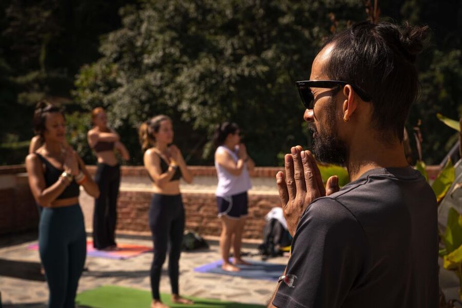 Day Yoga Meditation Retreat with Lunch, Kathmandu - Arriving at the yoga school without hotel pickup