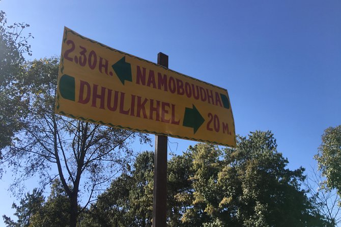 Dhulikhel to Namo Buddha Hiking via Crossing Local Village - The Himalayan view at the selfie stone