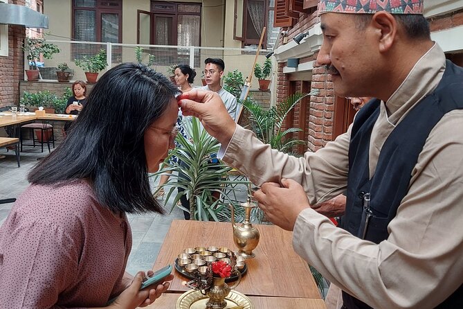 Discover Ranjana Lipi the Traditional Newari Script - The setting at Jatra Restaurant in Kirtipur