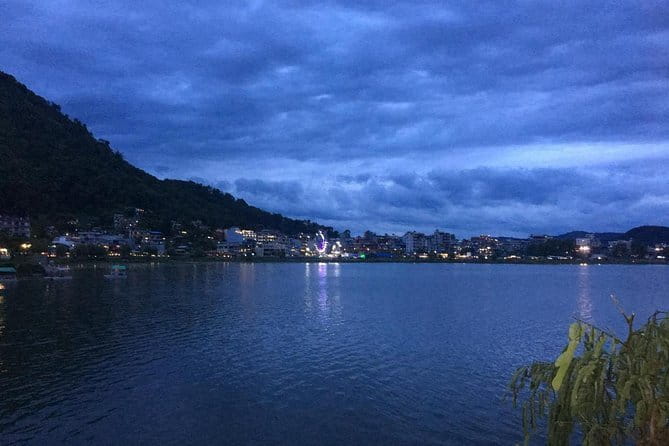 Evening Roaming to North Lakeside with Motorcycle - Phewa Tal at the changing light