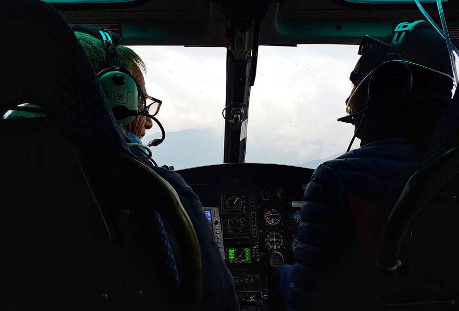 Everest Base Camp: 3 Hour Helicopter Sightseeing Tour - Everest Base Camp from above