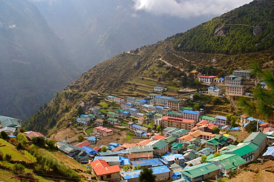 Everest Base Camp: 3 Hour Helicopter Sightseeing Tour - Pilots, guides, and the small helicopter cabin