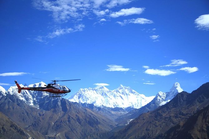 Everest Base Camp Heli Tour - The Khumbu Valley opens below the helicopter
