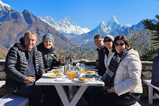 Everest Base Camp Helicopter Tour landing at Everest View Hotel - Kathmandu departure starts before sunrise