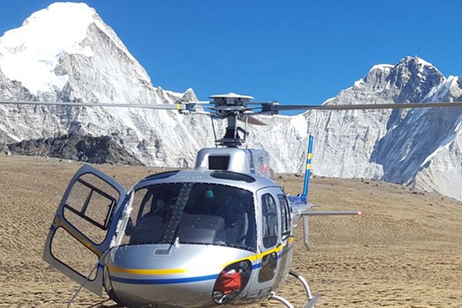 Everest Base Camp Helicopter Tour landing at Hotel Everest View - Lukla, the 10-minute fuel stop