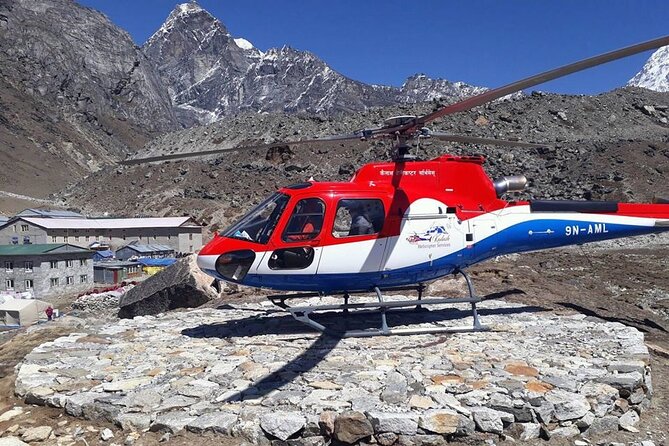 Everest Base Camp Helicopter Tour Stop at Hotel Everest View. - The return flight through Lukla or a direct route