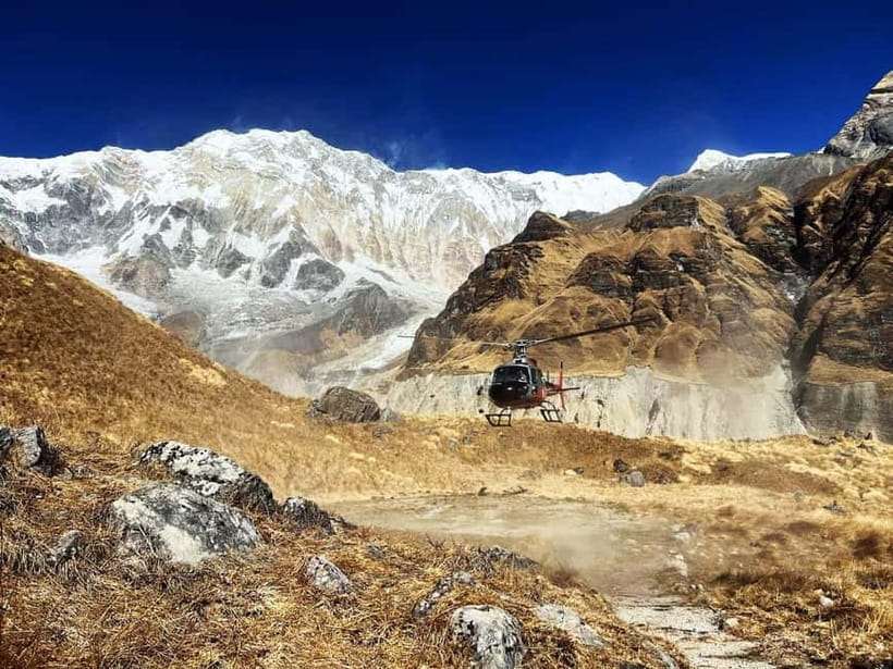 From Pokhara: Annapurna Base Camp (ABC) Helicopter Tour - Leaving Lake Side for Pokhara Airport