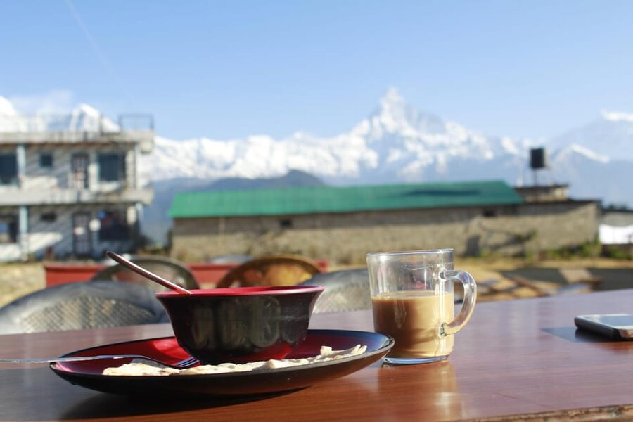 From Pokhara: Day Hiking Australian Camp & Dhampus - The uphill walk from Kande to Australian Camp