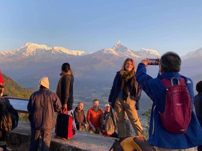 From Pokhara: Sarangkot Sunrise Himalayas Tour - The 15-minute walk to the sunrise viewpoint