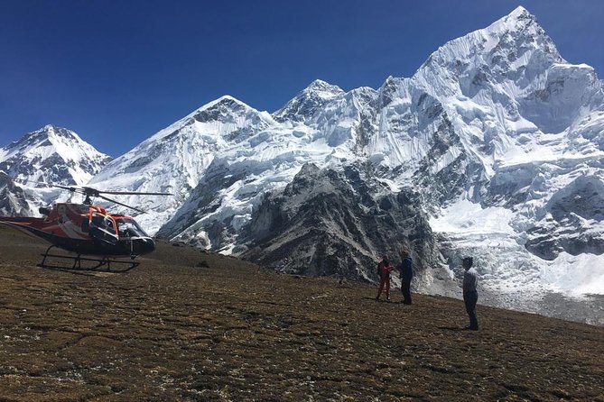 Guaranteed Landing at Everest Base Camp Kalapathar by Helicopter - Flying toward Everest Base Camp and Kala Patthar