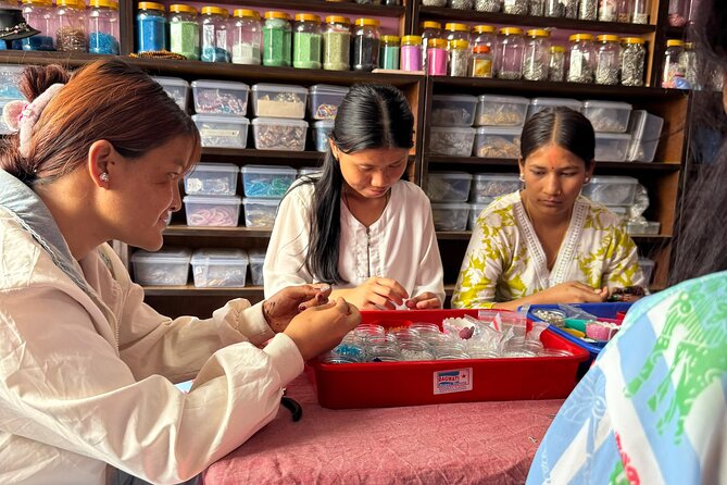 Handmade Jewellery Workshop with Nepali Women - Making Jewelry Instead of Buying It