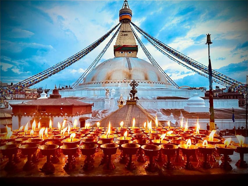 Kathmandu: 7 UNESCO-Listed city sites group day trip - Swayambhunath starts the morning above the valley