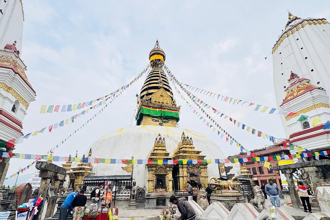 Kathmandu: 7 UNESCO World Heritage Private Day Tour with Lunch. - Swayambhunath adds a hilltop view and Buddhist focus
