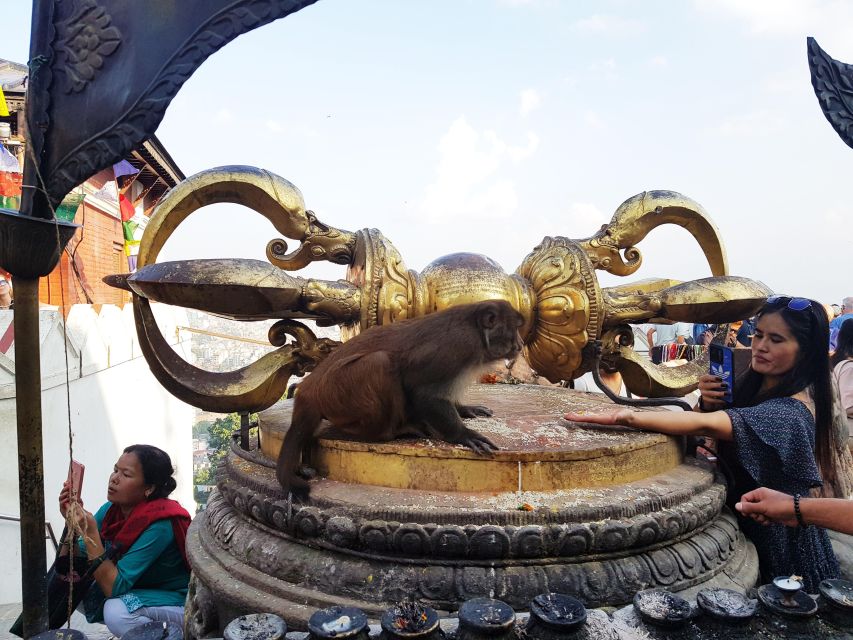 Kathmandu: Chandragiri Cable Car and Monkey Temple Tour - The optional zipline at Chandragiri