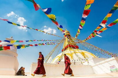 Kopan Monastery, Swayambhu and Boudha Nath Stupa Tour