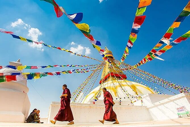 Kathmandu: Kopan Monastery, Swayambhu and Boudha Nath Stupa Tour - Boudhanath Stupa and the great white dome