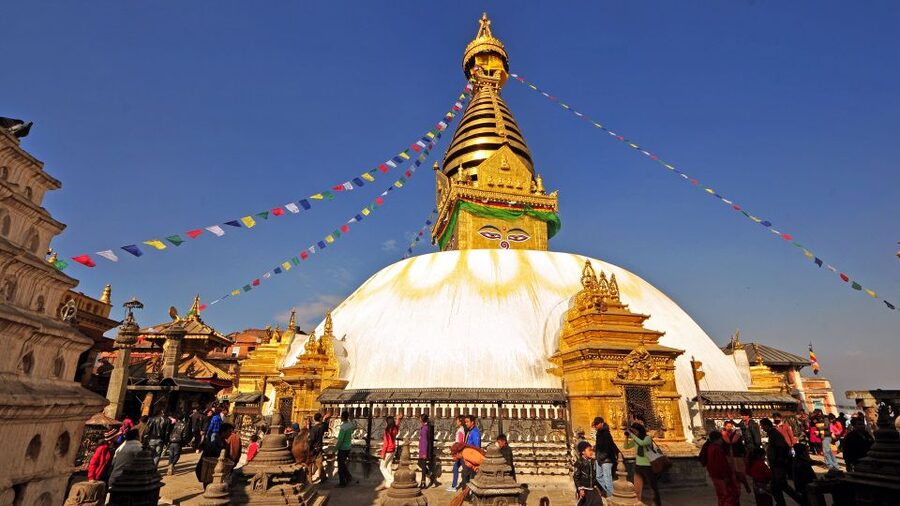 Kathmandu: Monkey Temple and Chandragiri Cable Car Ride Tour - Rising above the valley on Chandragiri Cable Car