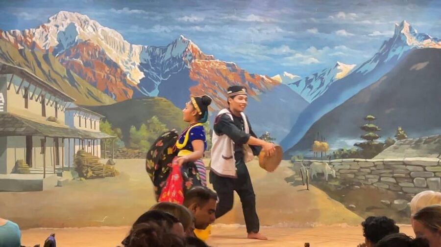 Kathmandu: Nepalese Cuisine dinner with traditional dance - Dances from Nepal’s plains to the Sherpa regions