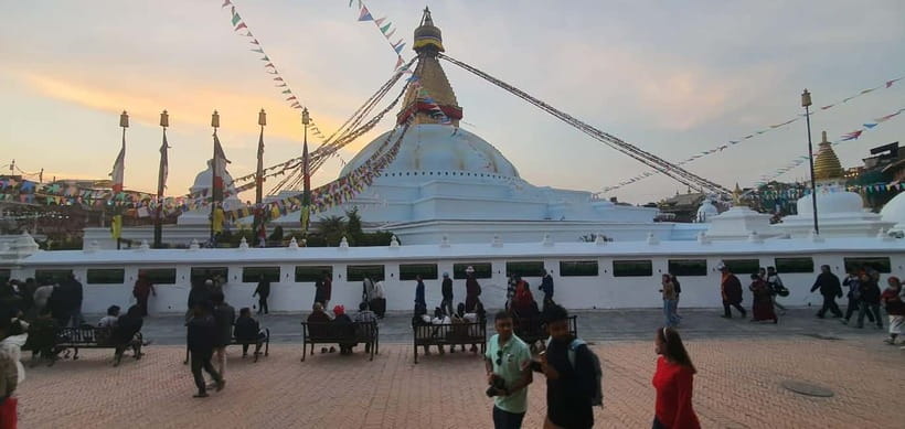 Kathmandu: Private/Group Unesco Heritage Sites Guided Tour - Boudhanath, prayer wheels, and a quiet finish