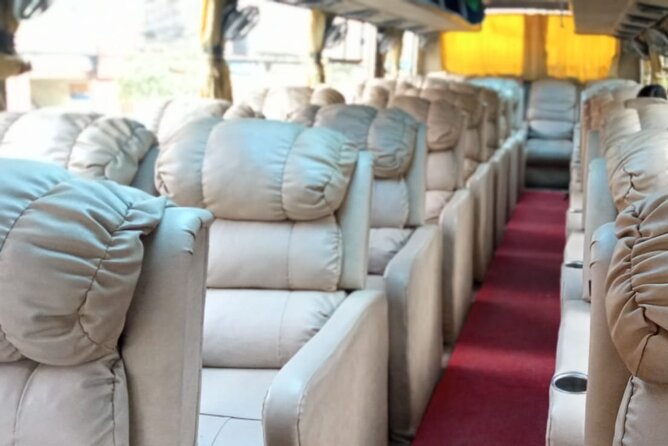 Luxury Sofa Bus from Kathmandu to Pokhara - Starting before the day gets busy in Kathmandu