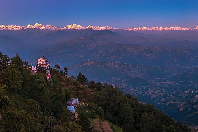 Mt Everest view from Nagarkot -hiking to Changu UNESCO site - What the Nagarkot viewpoint really offers