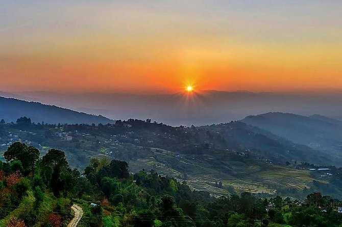 Nagarkot Sunrise View and Refreshing Morning Hike near Kathmandu - Watching dawn from Nagarkot Hill
