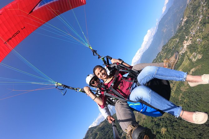 Paragliding at Pokhara - Landing, return to Lakeside, and hotel drop-off