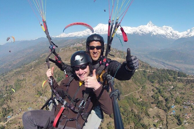 Paragliding Tandem Flight from Pokhara with Photos and Video - Starting at Sarangkot above Pokhara