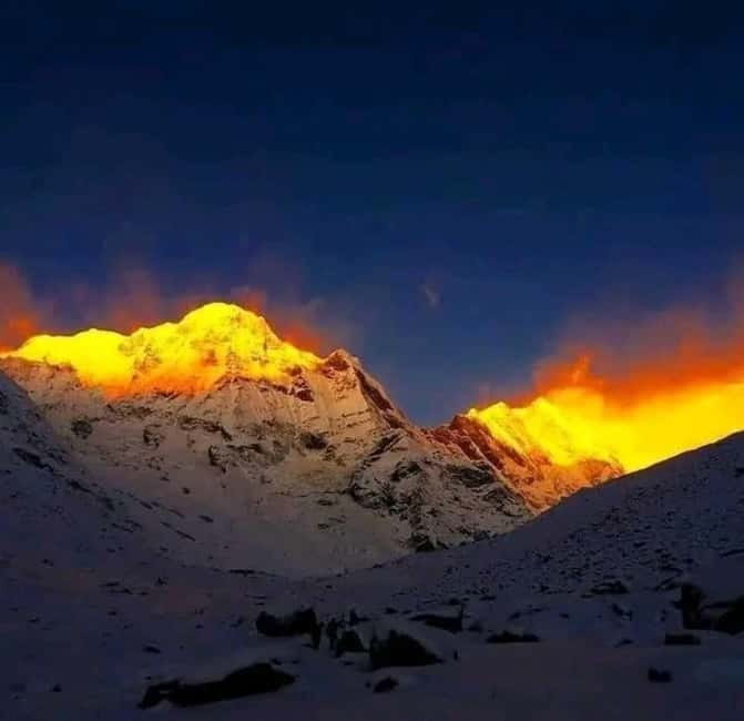Pkr/Kathmandu: 5-Day Annapurna Base Camp & Hot spring Trek - Day Four: Sunrise and a Long Descent