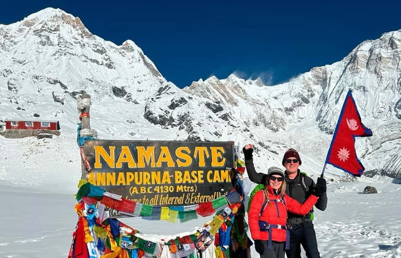 Pkr/Kathmandu: 5-Day Annapurna Base Camp & Hot spring Trek - Day One: Kathmandu or Pokhara to Sinuwa