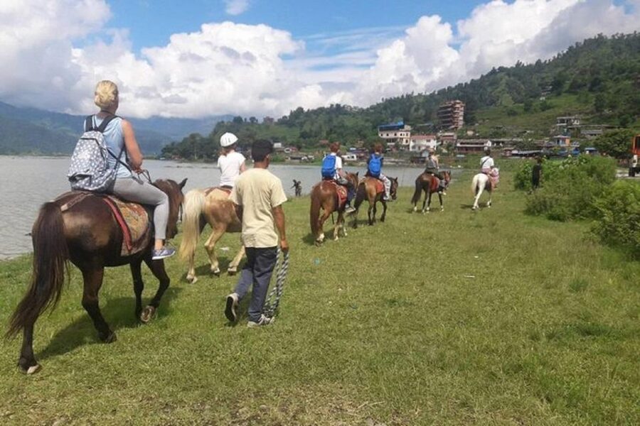 Pokhara: 1-Hour Horseback Ride with Hotel Pickup - Meeting the horses and getting ready