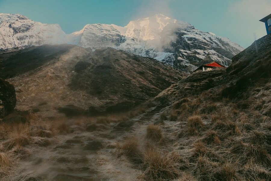 Pokhara: Amazing 7-Day ABC Trek with Natural Hot Spring - Day 5: The long descent from ABC to Sinuwa