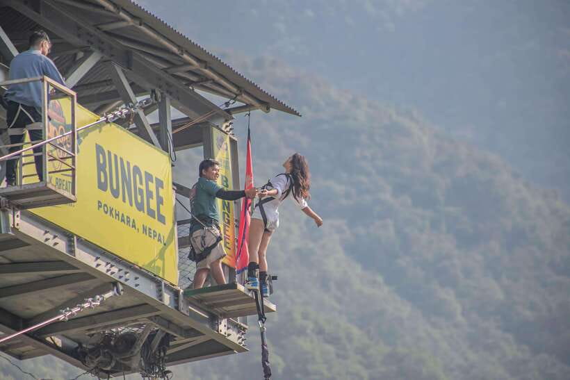 Pokhara: Bungee Jumping Experience Near Annapurna - The Hemja Valley setting and the 50-meter cliff