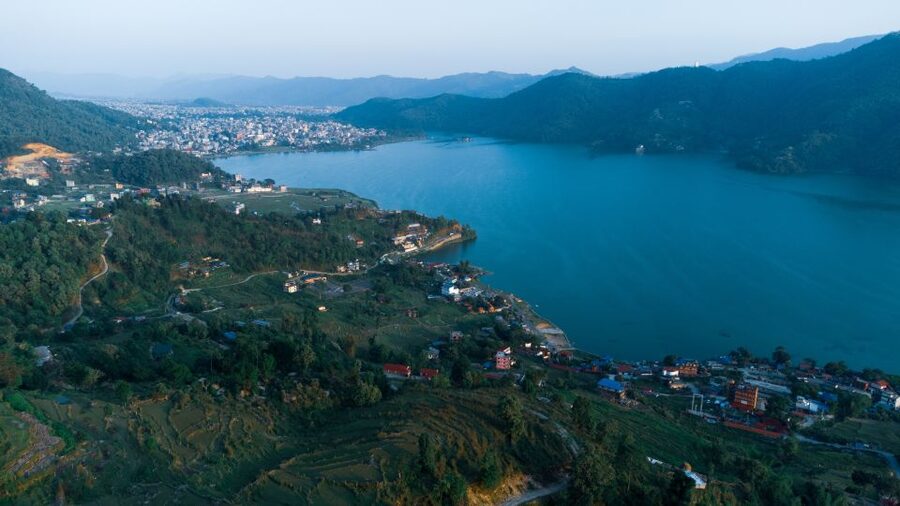 Pokhara: Golden Hour at Peace Pagoda - Himalayan Sunset Tour - Walking around World Peace Pagoda