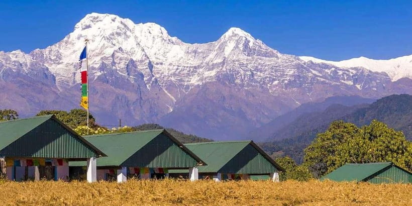 Pokhara: Hike To Australian Base Camp - Australian Camp and the first big mountain views
