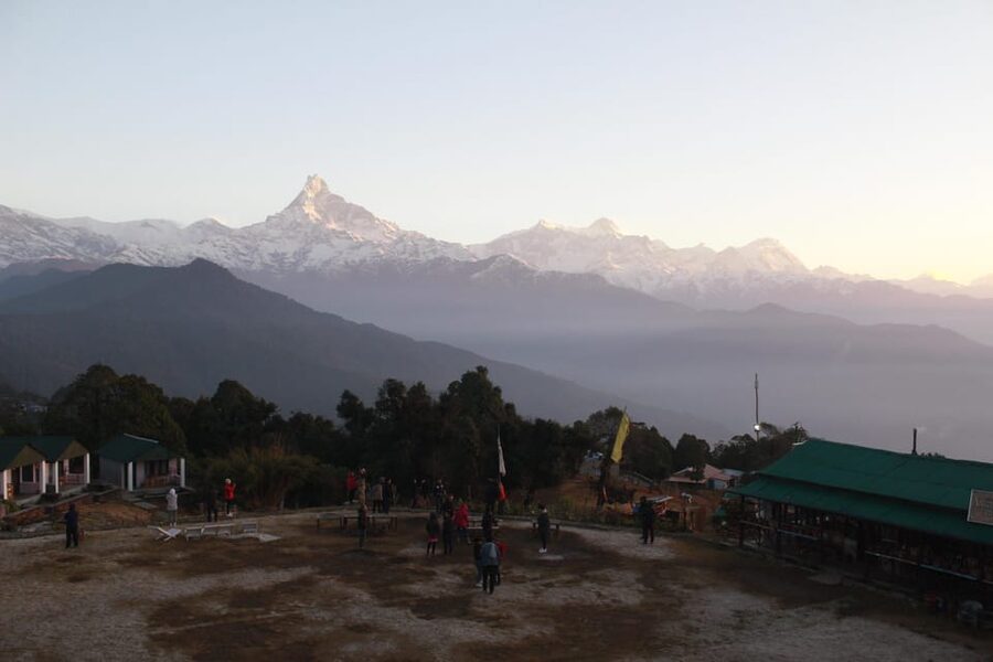 Pokhara: One night camping, campfire stay at Australian camp - Sunrise over Annapurna and Dhaulagiri
