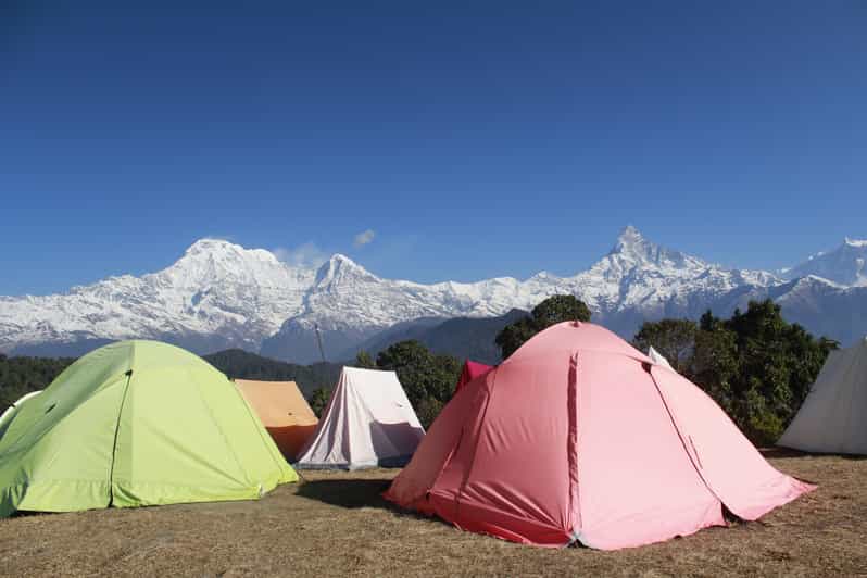 Pokhara: One night camping, campfire stay at Australian camp - The return walk back toward Pokhara