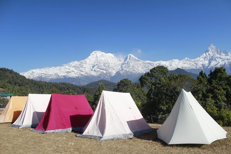Pokhara: One night camping, campfire stay at Australian camp - From Pokhara to Kande, the trip begins on the road
