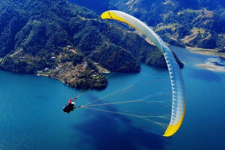 Pokhara: Paragliding Adventure with Photos and Video - Thirty minutes above Phewa Lake