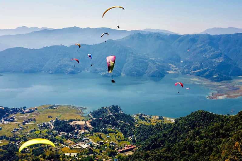 Pokhara: Paragliding Adventure with Photos and Video - Sarangkot takeoff and the first few steps