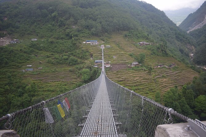 Private 7 - Day Annapurna Base Camp Trekking - Day 1: Breakfast views and the road to Chhomrong